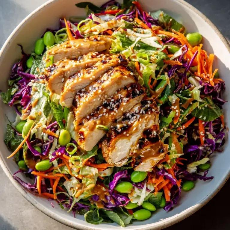 Asiatischer Sesam-Hähnchen-Salat