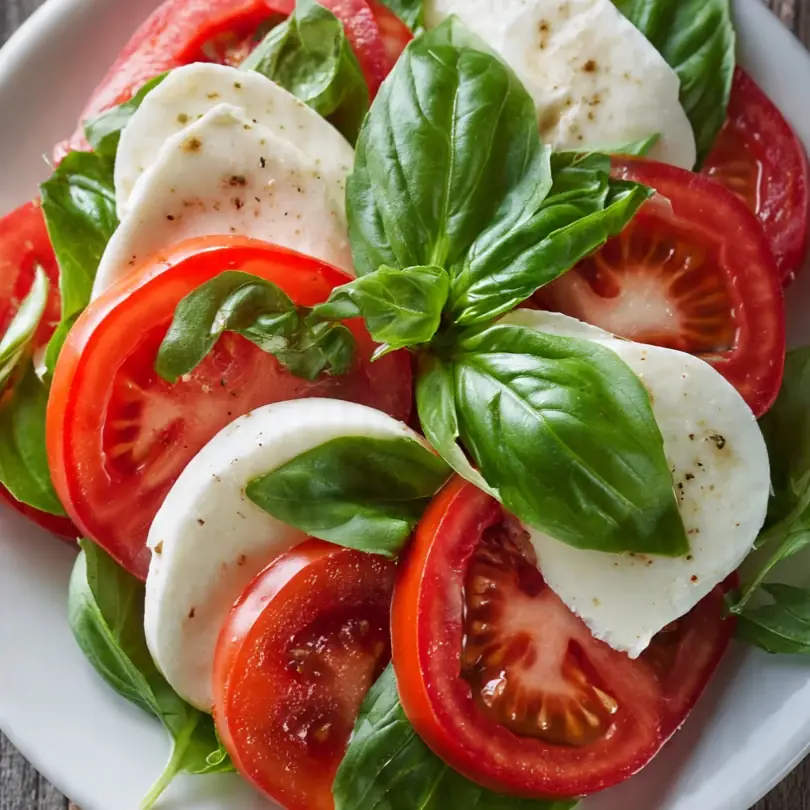 Caprese-Salat Mit Frischem Basilikum