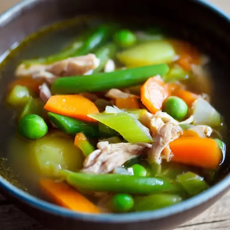 Diät-Freundliche Hähnchen-Gemüse-Suppe