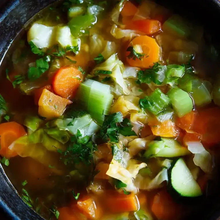 Einfache Abnehm-Suppe Mit Gemüse