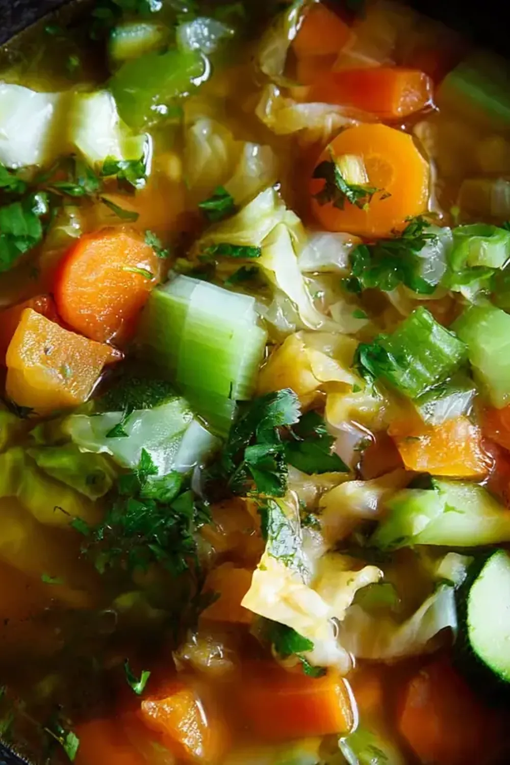 Einfache Abnehm-Suppe mit Gemüse