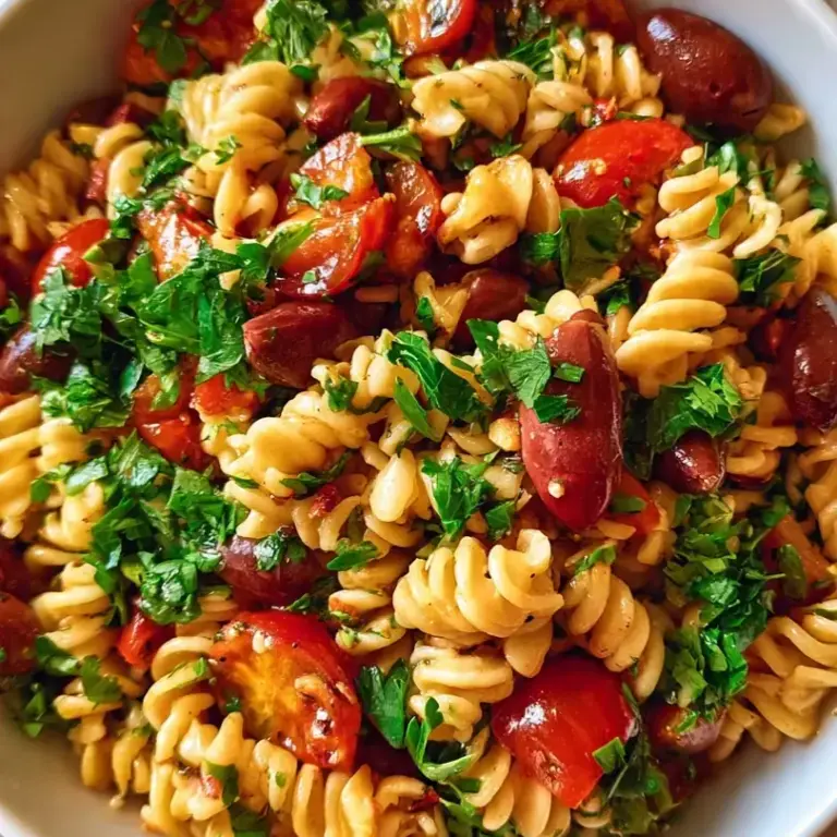 Italienischer Nudelsalat Mit Oliven