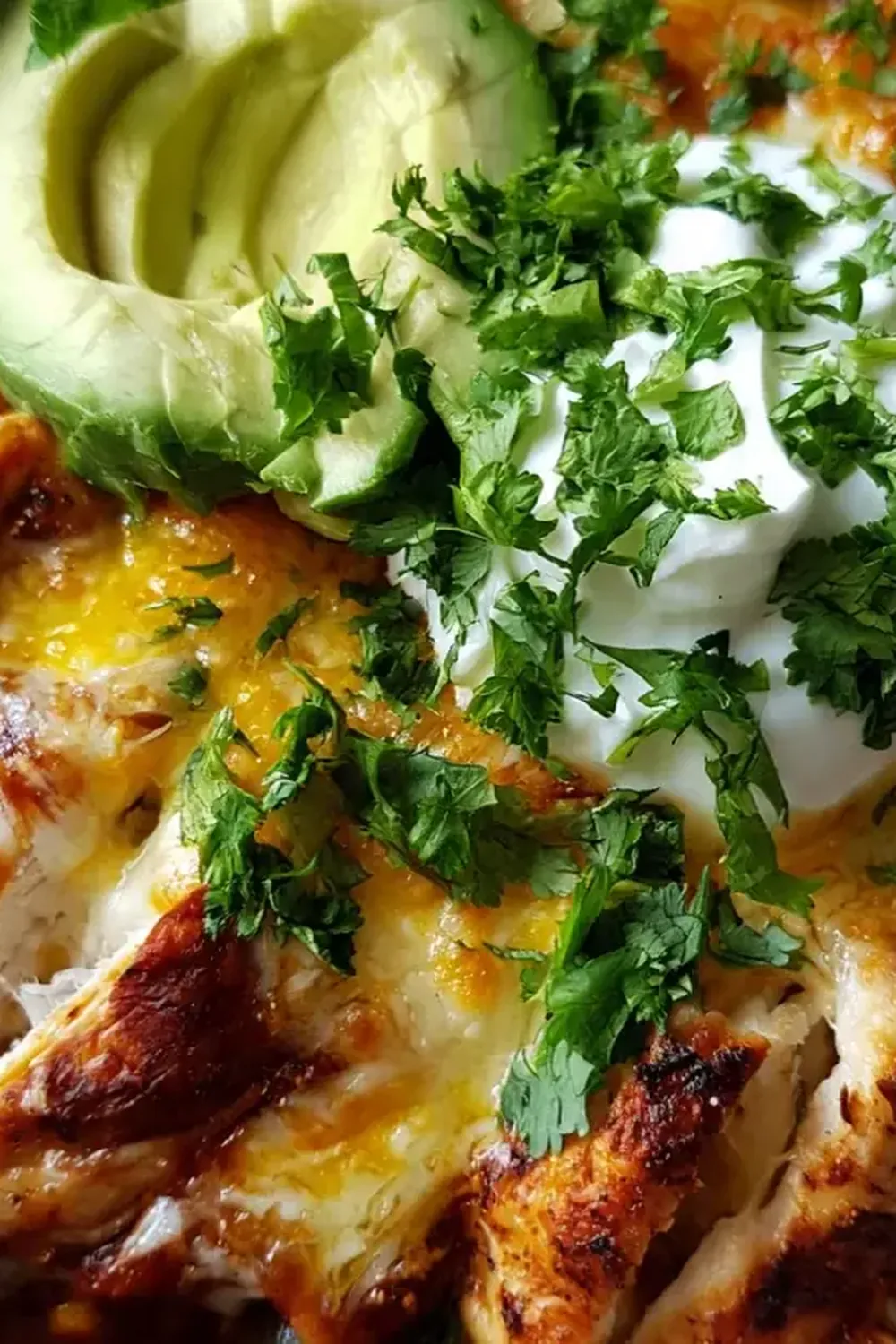 Low Carb Hähnchen-Enchilada-Bowl