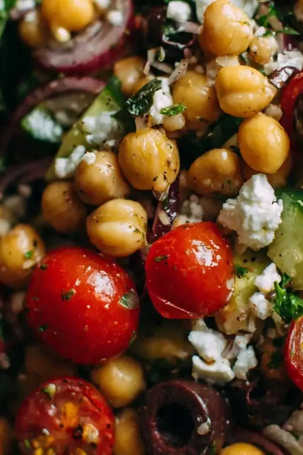 Mediteraner Kichererbsen-Salat