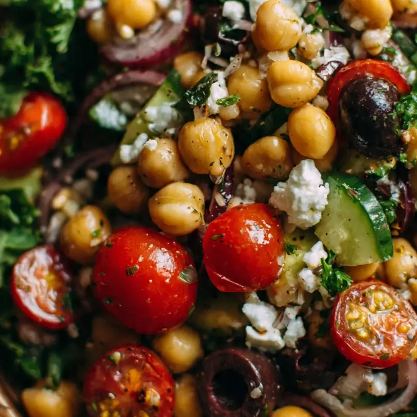 Mediteraner Kichererbsen-Salat