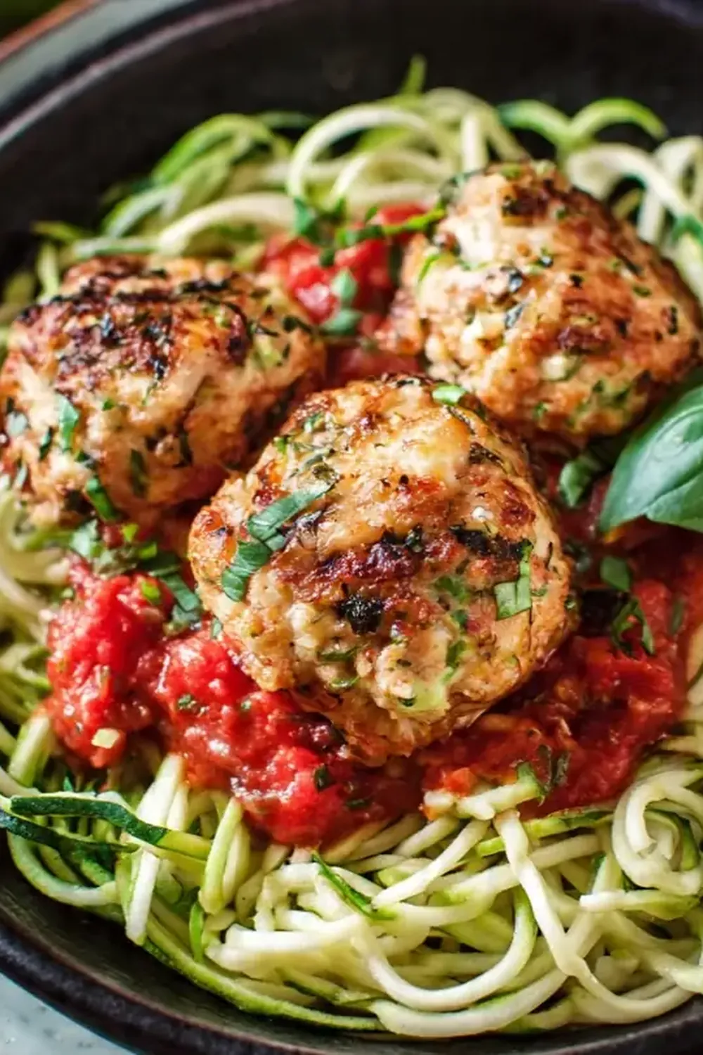 Türkei-Fleischbällchen mit Zoodles