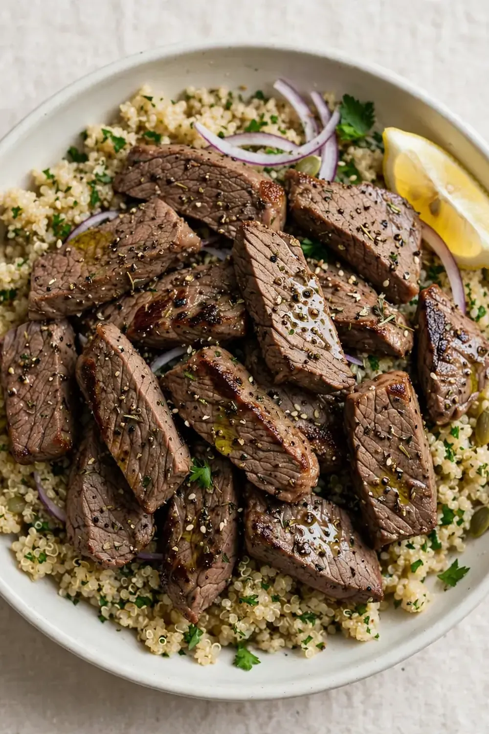 Lean Beef and Quinoa Bowls