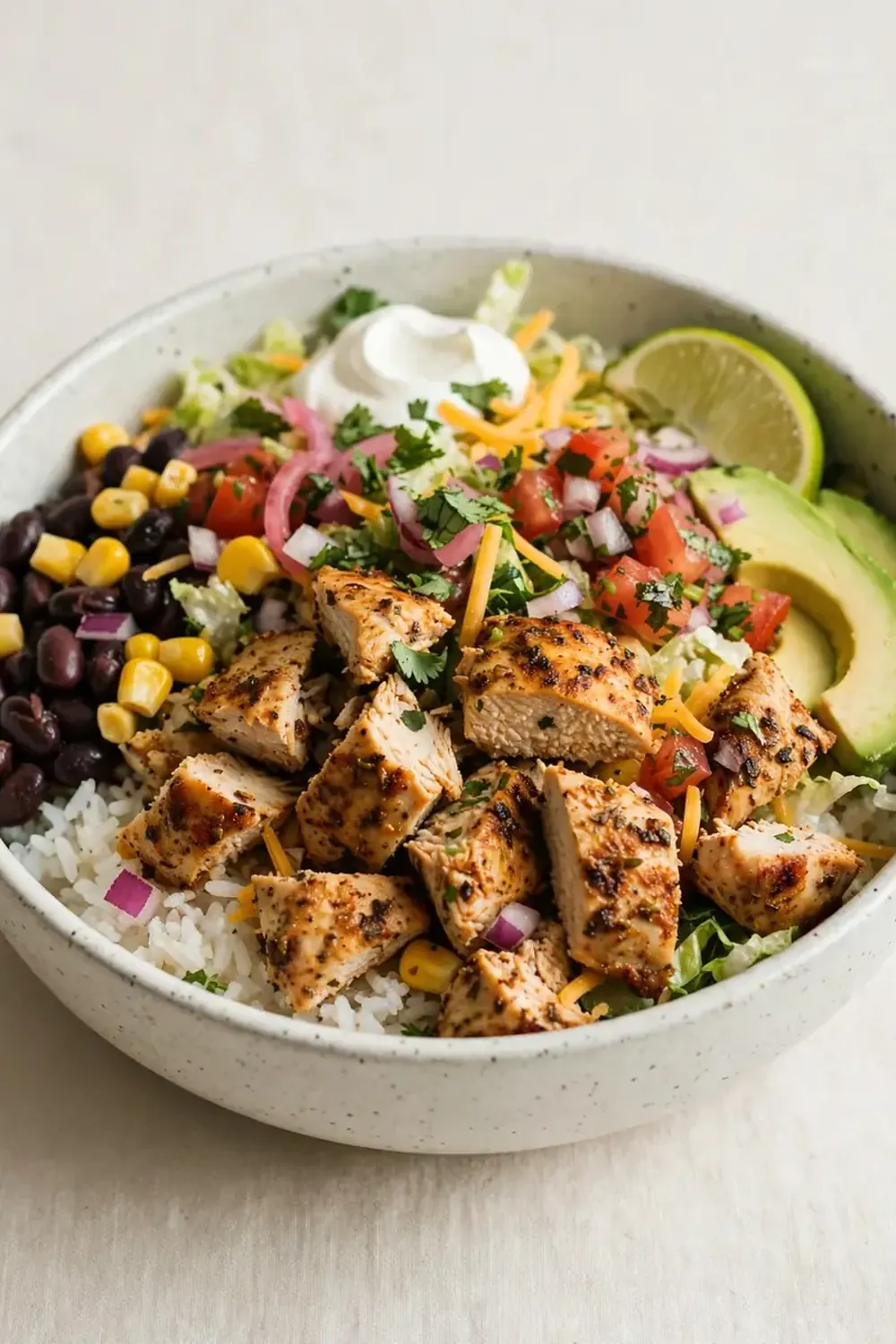 Chicken Burrito Bowls