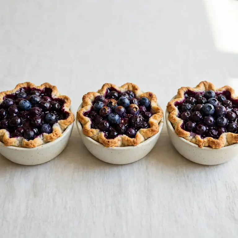 Exquisite Blaubeer-Pie-Bowls: Perfektion Auf Dem Teller