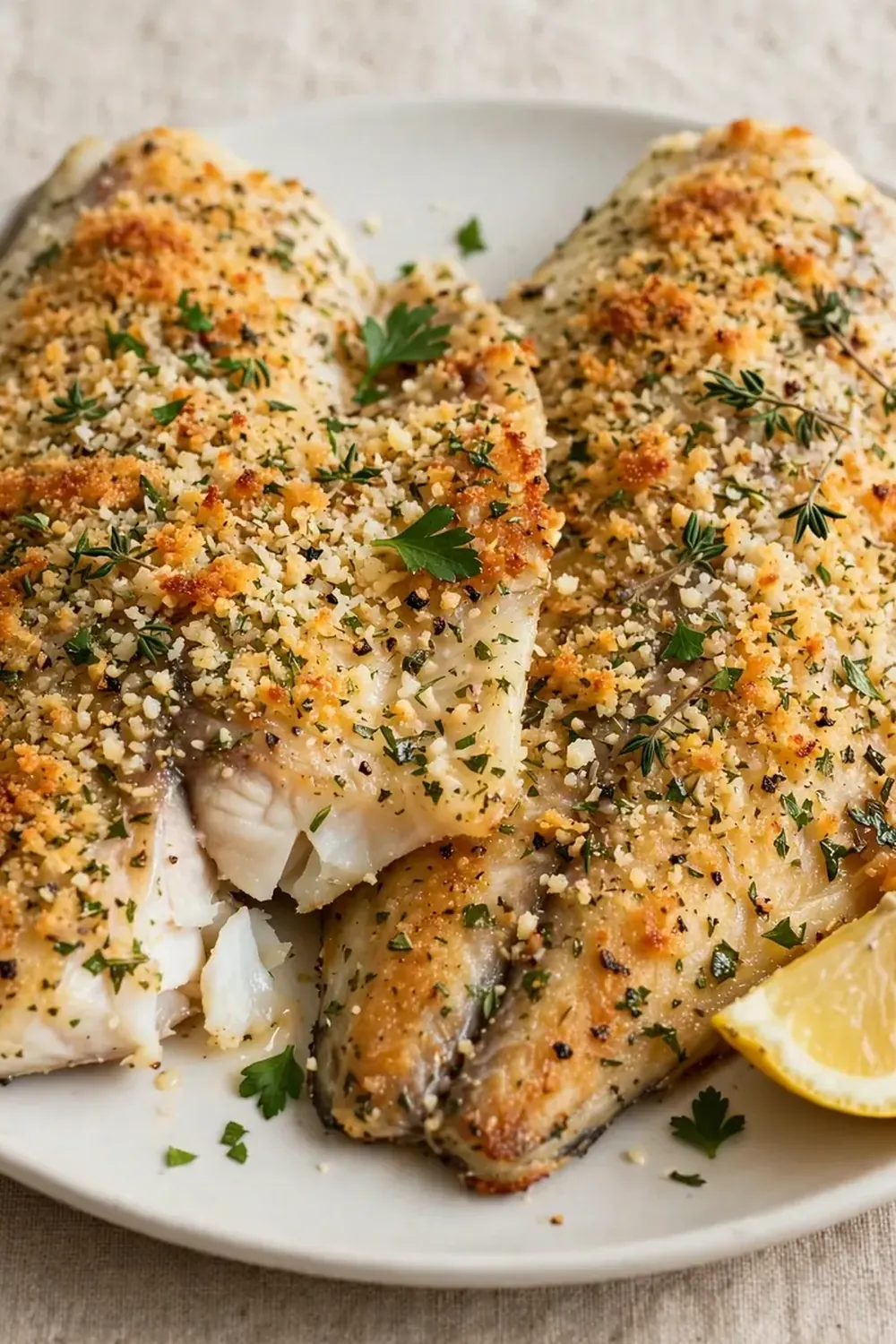 Parmesan Herb Encrusted Tilapia