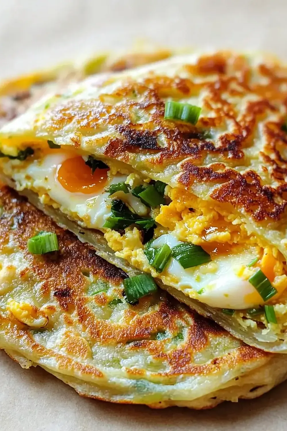 Scallion Pancake with Eggs