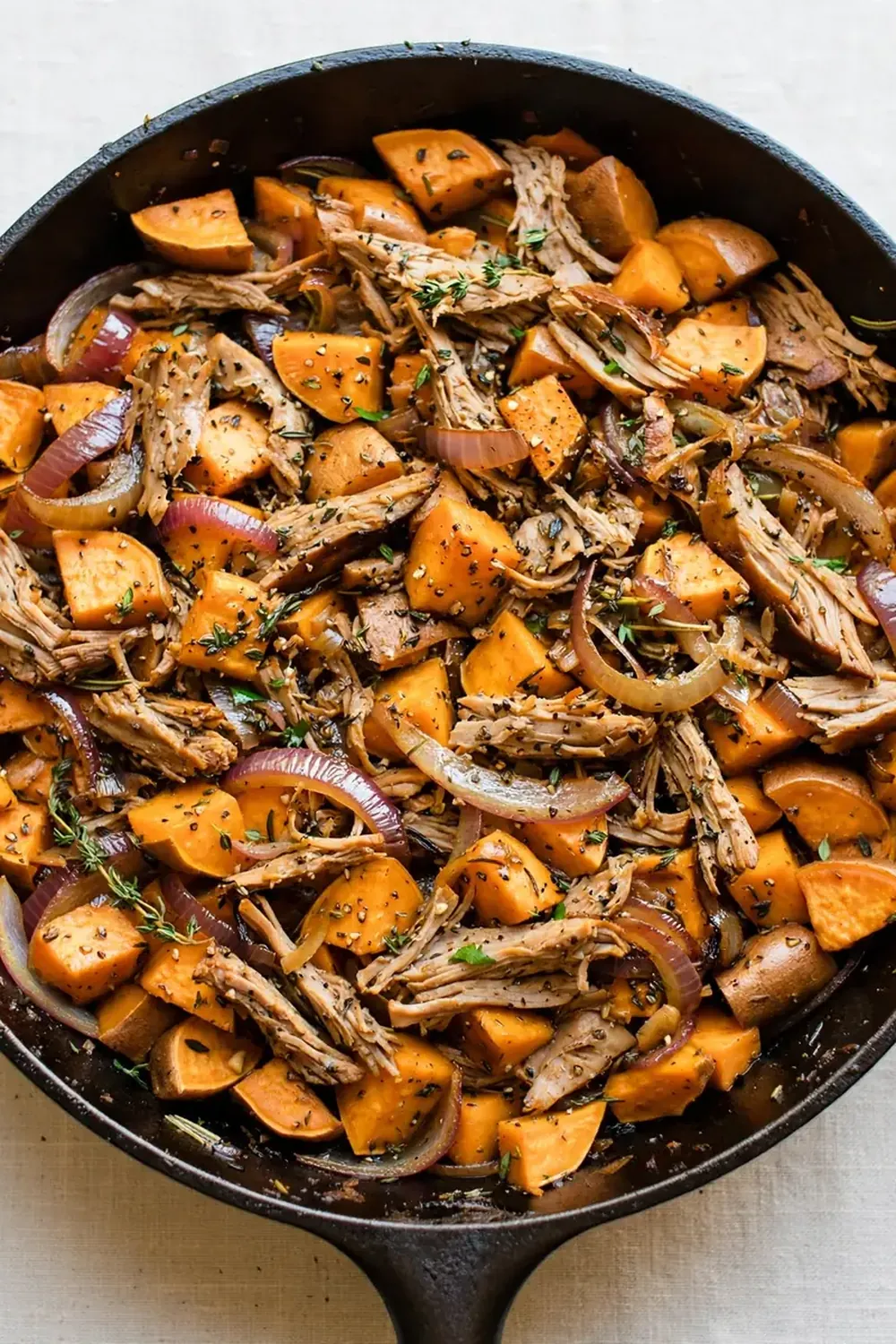 Turkey and Sweet Potato Skillet