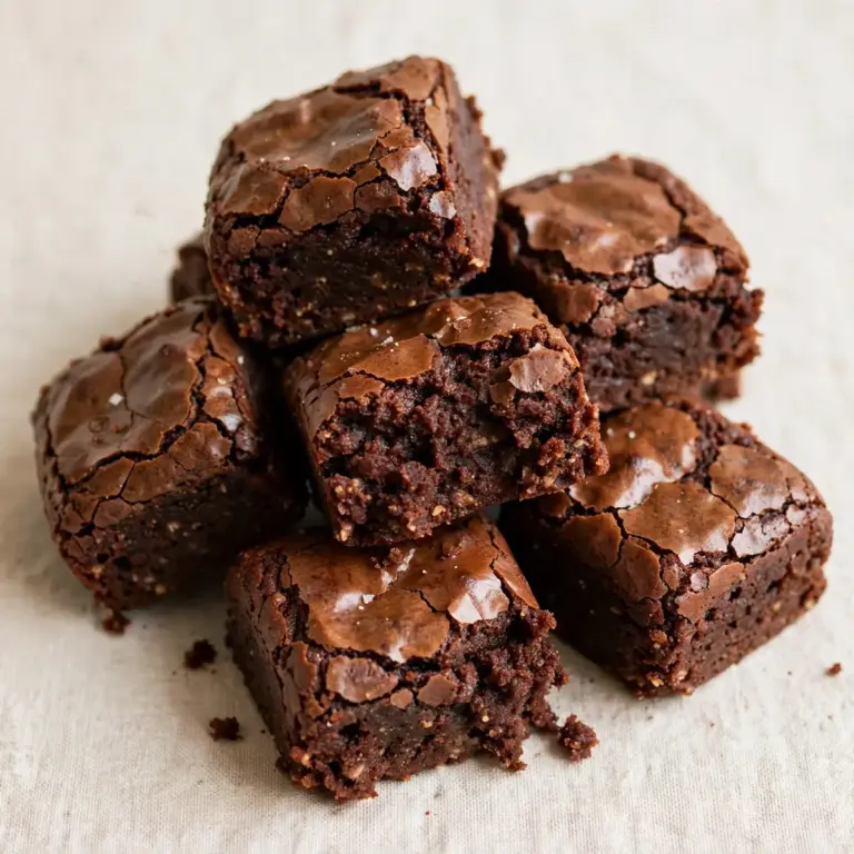 Restaurant-Würdige Fudgy High-Protein Two-Bite Brownies