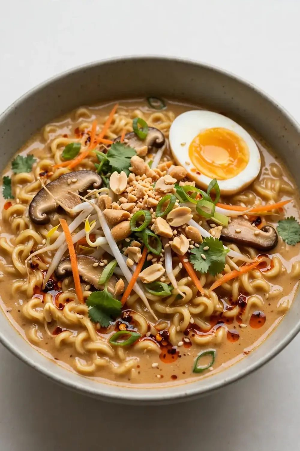Miso Peanut Ramen Bowls