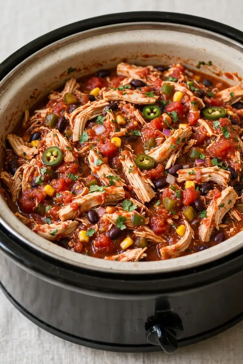Crockpot Salsa Chicken