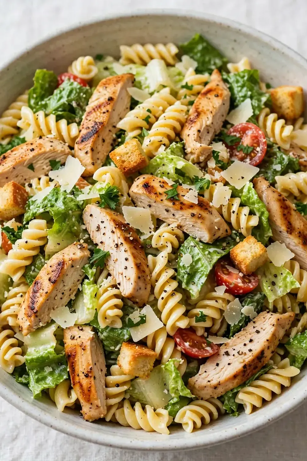 Chicken Caesar Pasta Salad
