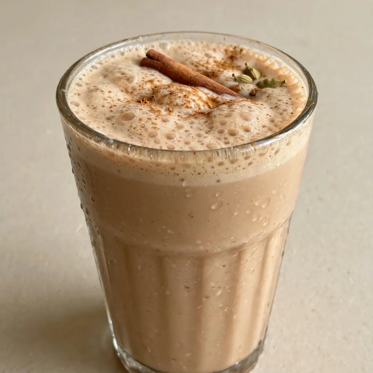 Blitz-Abendessen: Wärmender Chai Spiced Protein Shake