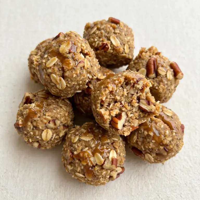 Blitzschnelle Ahorn-Pekannuss Protein Bites Zum Vorbereiten