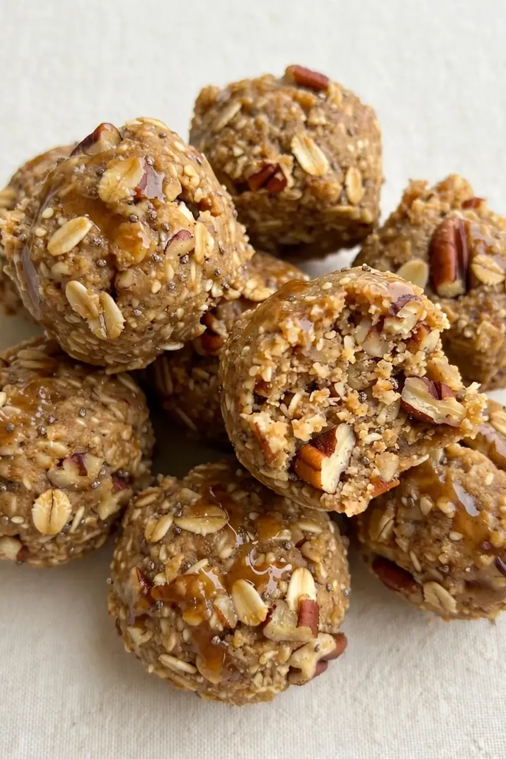 maple pecan protein bites