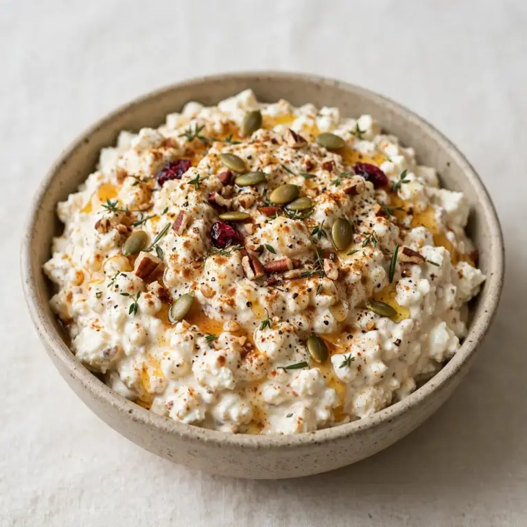 Feierabend-Fix: Herbstlicher Hüttenkäse Dip