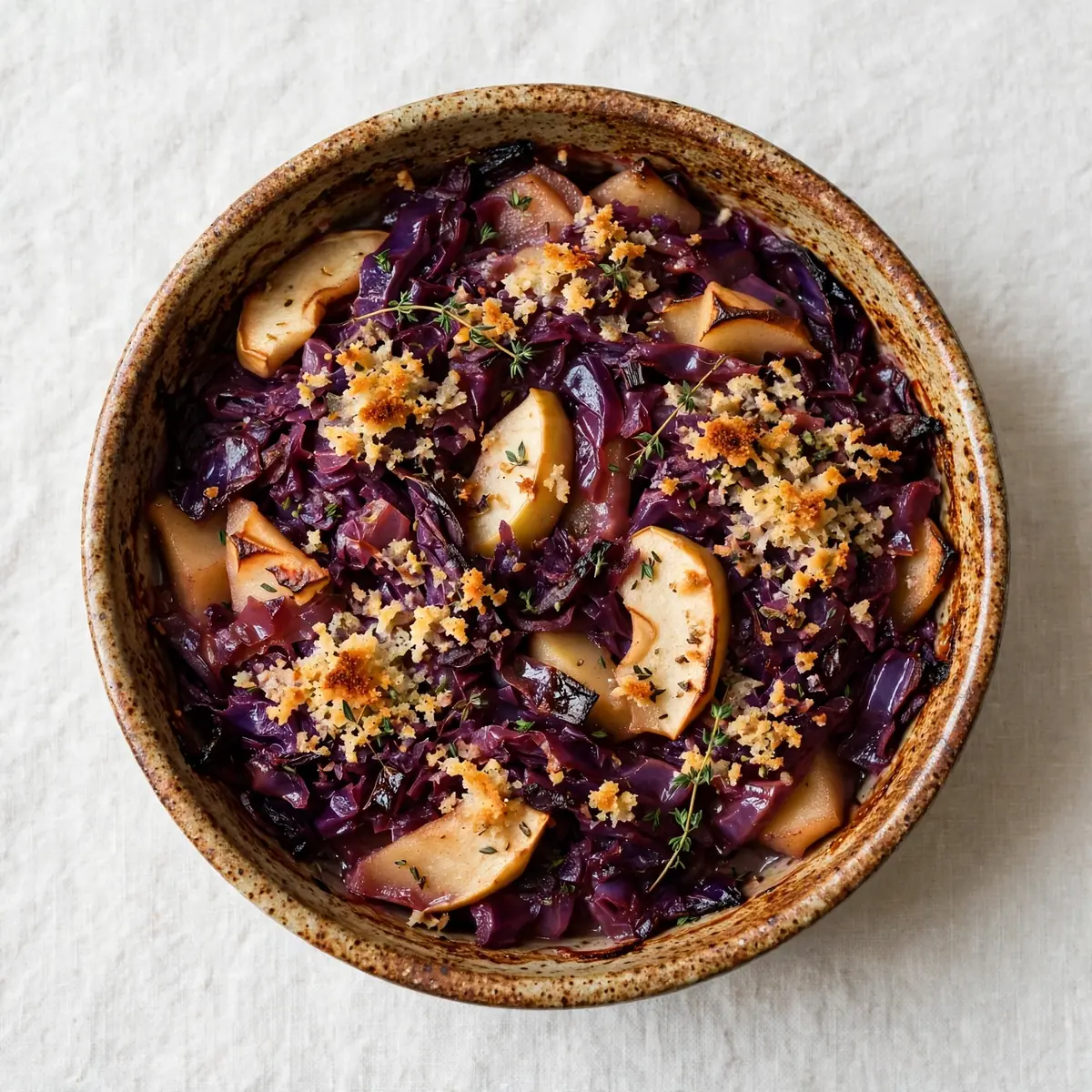 Apfel‑Rotkohl‑Auflauf Herbstlich Schnell Und Herzhaft