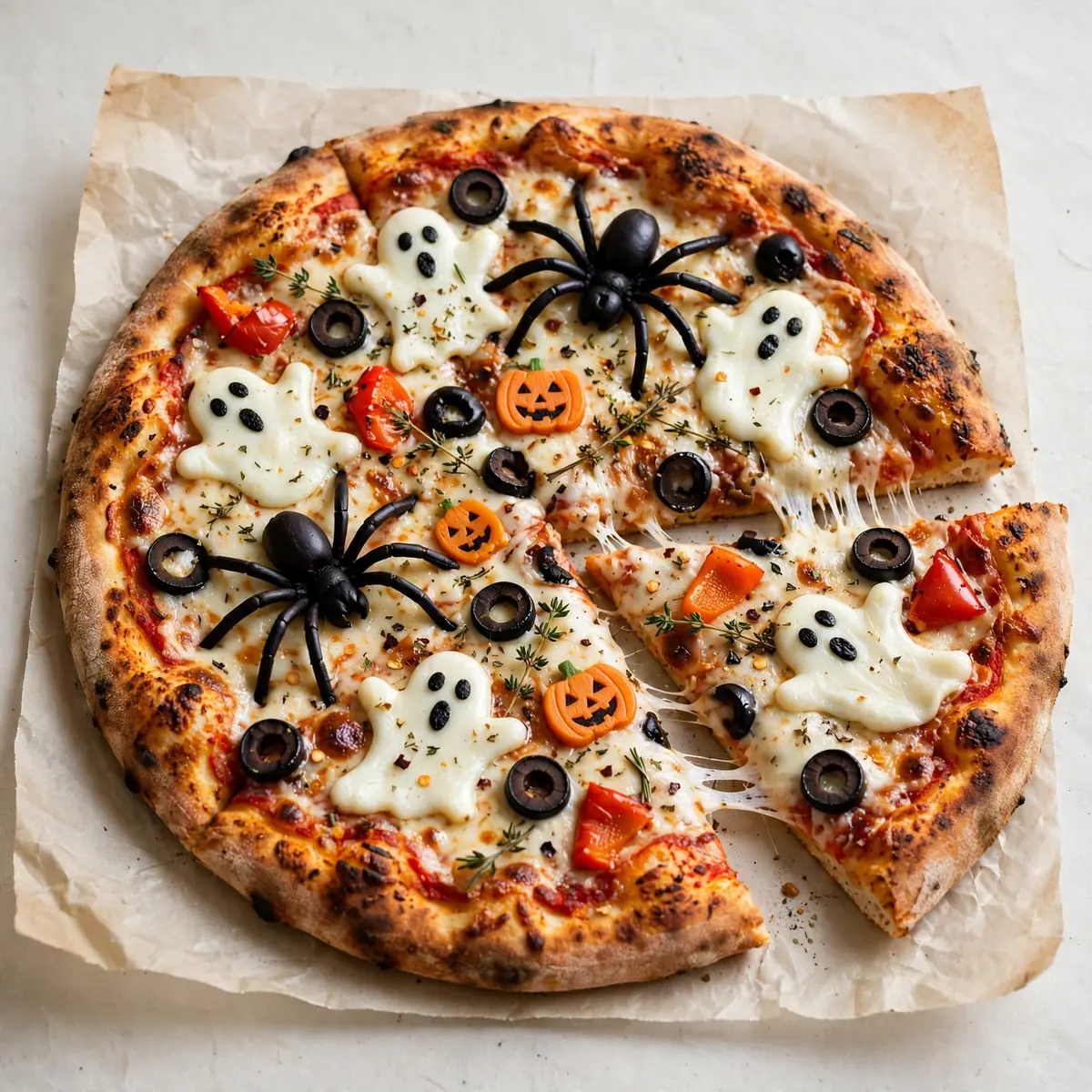 Grusel Pizza für Halloween – Schnell, Spukig & Lecker