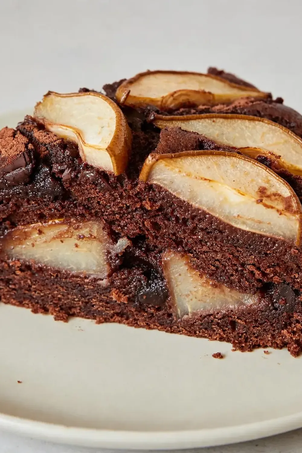 birnen schokoladen kuchen saftig
