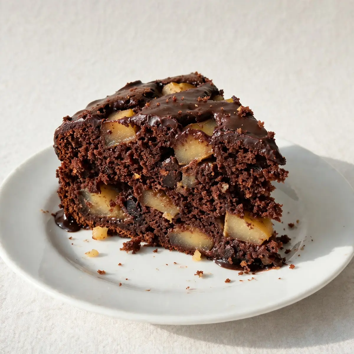 Saftiger Schokoladen-Birnenkuchen Herbstgenuss Schnell